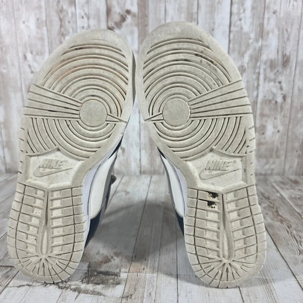 Nike Dunk Low Navy Grey White Leather Sneakers‎ HV2390-100 Mens 7